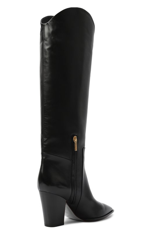 Кожаные сапоги Santoni WSWG59592HI3NHPE Чёрный  WSWG59592HI3NHPE Фото 5