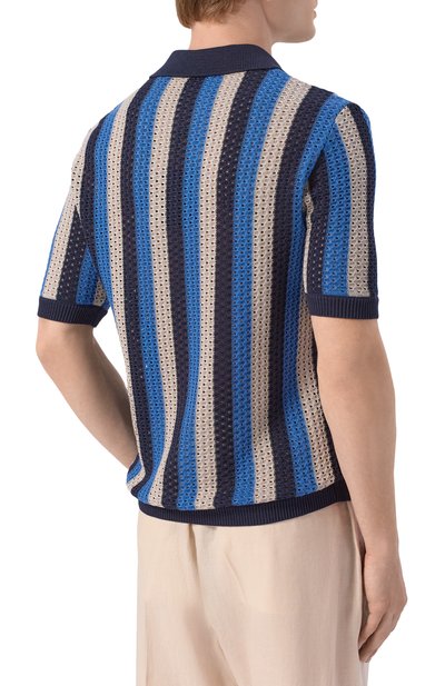 Поло из шелка и хлопка MVST, арт. M26.2PM.K146/Y207 KNIT SETA-C0T0NE, фото 4