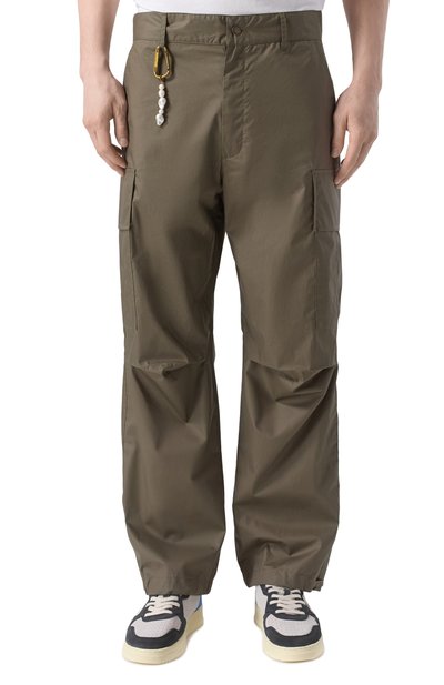 Хлопковые брюки-карго DARKPARK хаки цвета по цене 63150 руб., арт. MTR19/FAC77, фото 3 Хлопковые брюки-карго DARKPARK, арт. MTR19/FAC77, фото 3