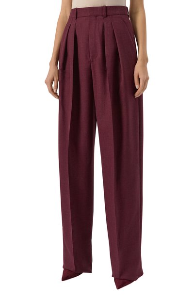 Шерстяные брюки SAINT LAURENT, арт. 824389/Y5K32, фото 3