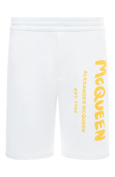 Мужские хлопковые шорты ALEXANDER MCQUEEN, арт. 688717/QTAAB