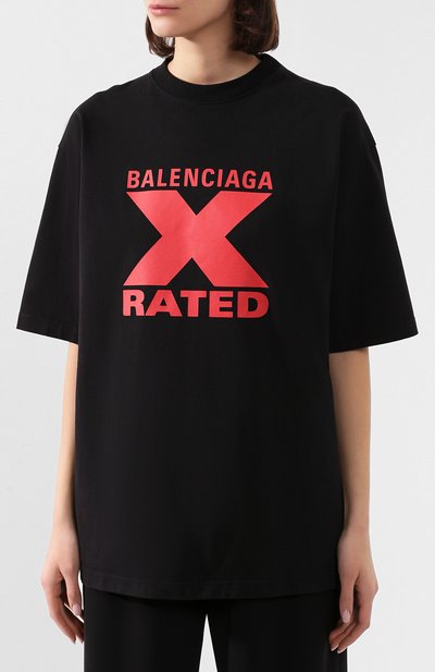 Хлопковая футболка BALENCIAGA, арт. 620941/TIVA7, фото 3