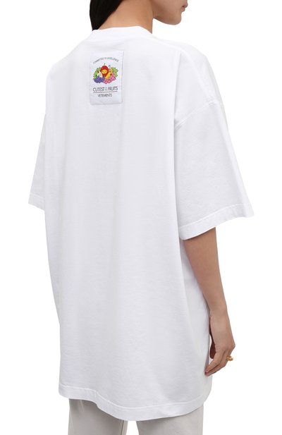 Хлопковая футболка VETEMENTS, арт. UA52TR360W 1611/W, фото 4