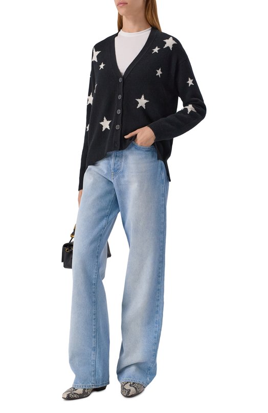 Кашемировый кардиган Zadig and Voltaire KWCA00001 Чёрный  KWCA00001 Фото 2