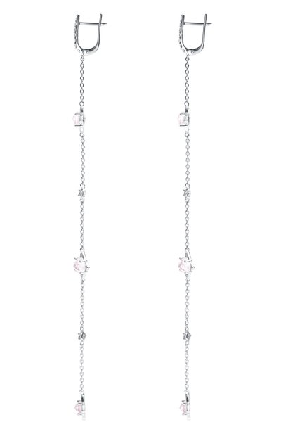 Серьги-цепочки the rose с кварцем MOONKA, арт. tr-her-qrz, фот о 4