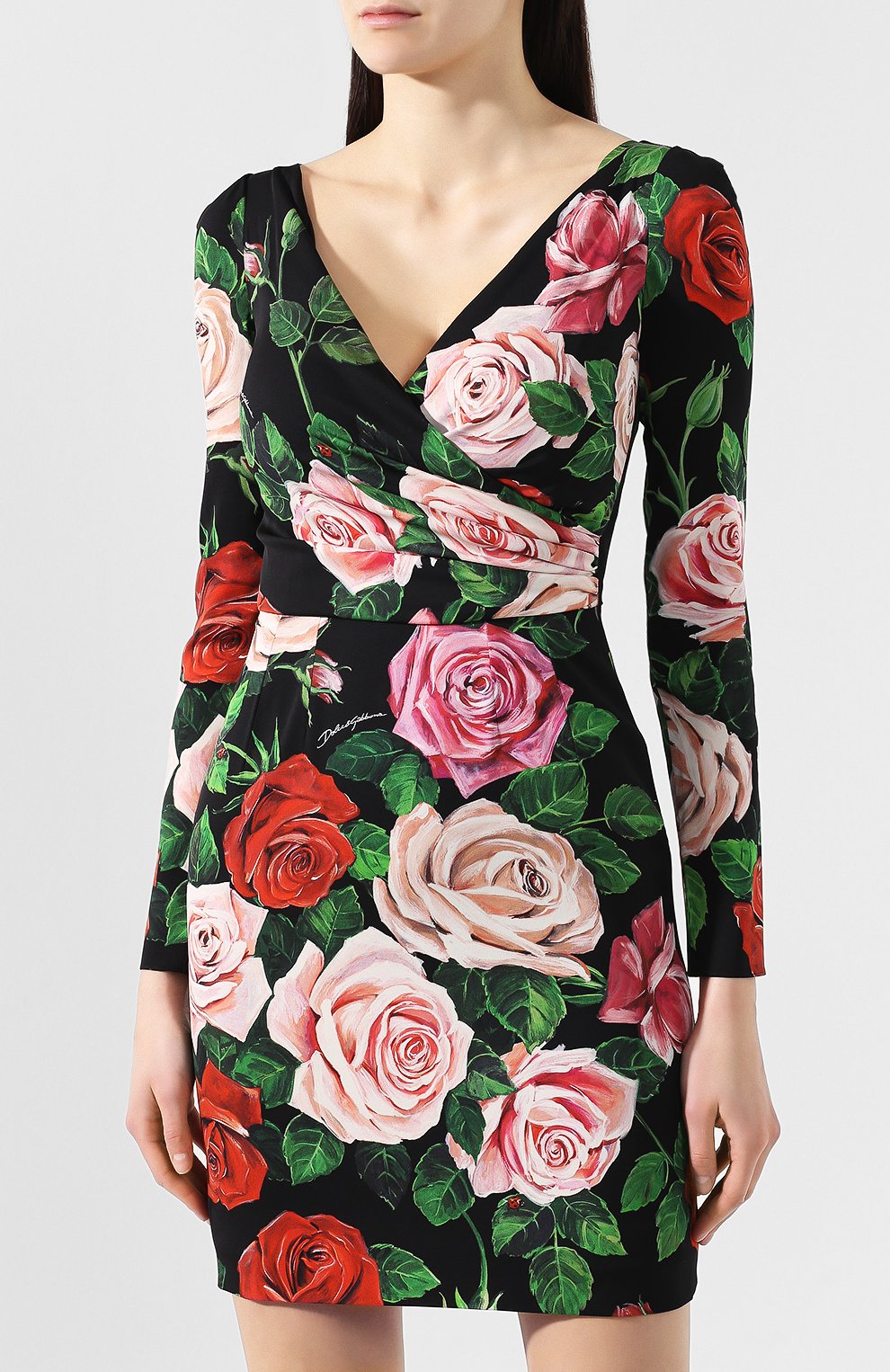 Шелковое платье DOLCE & GABBANA, арт. F6D30T/FSAX7, фото 3