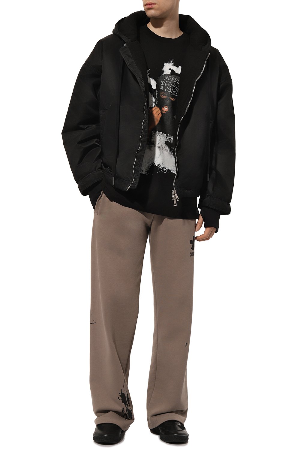 Хлопковая футболка COMME DES FUCKDOWN, арт. CFABM01450, фото 2