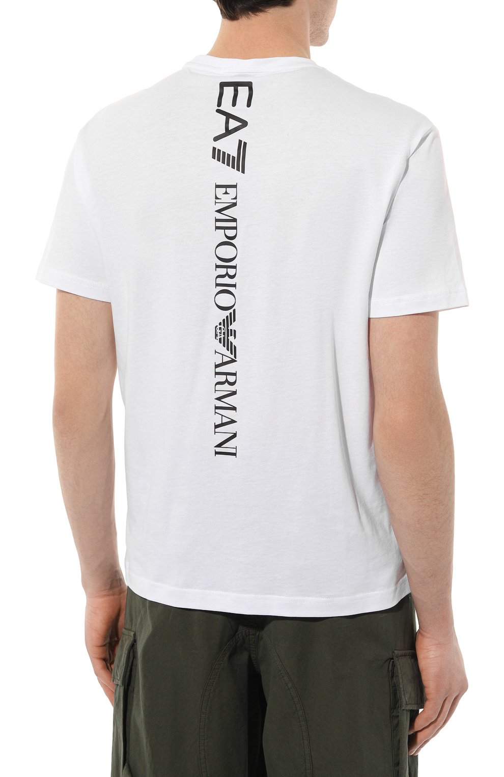 Хлопковая футболка EA7, арт. 8NPT18/PJ02Z, фото 4