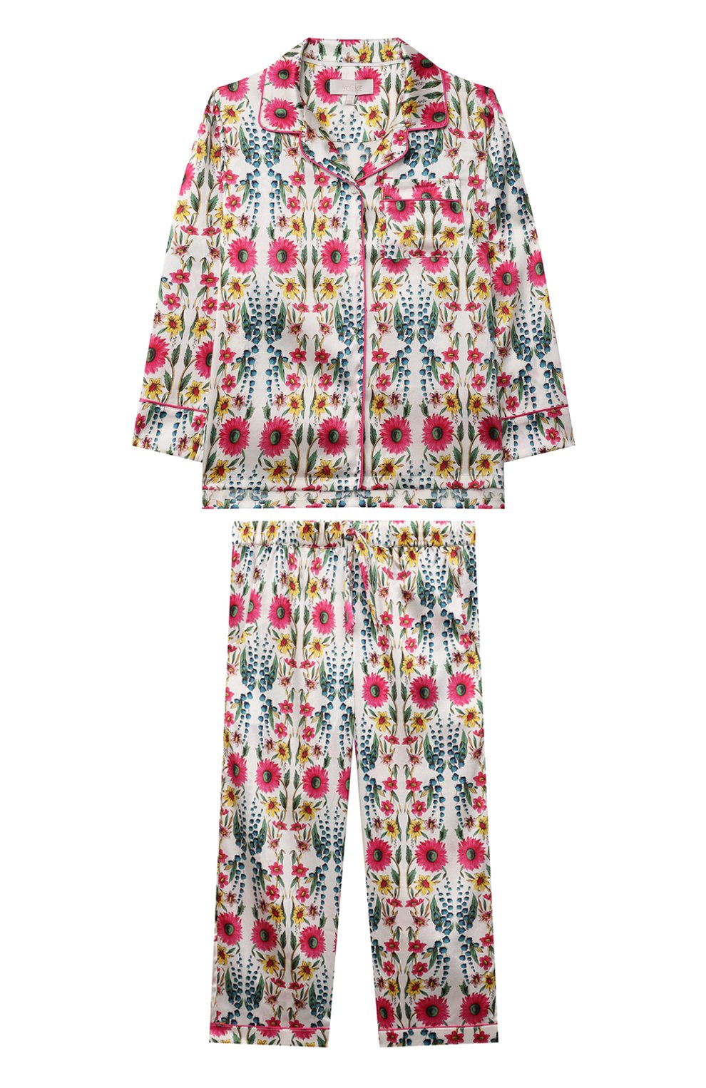 Шелковая пижама LITTLE YOLKE, арт. AW21-12S-WIF-IV, фото 1