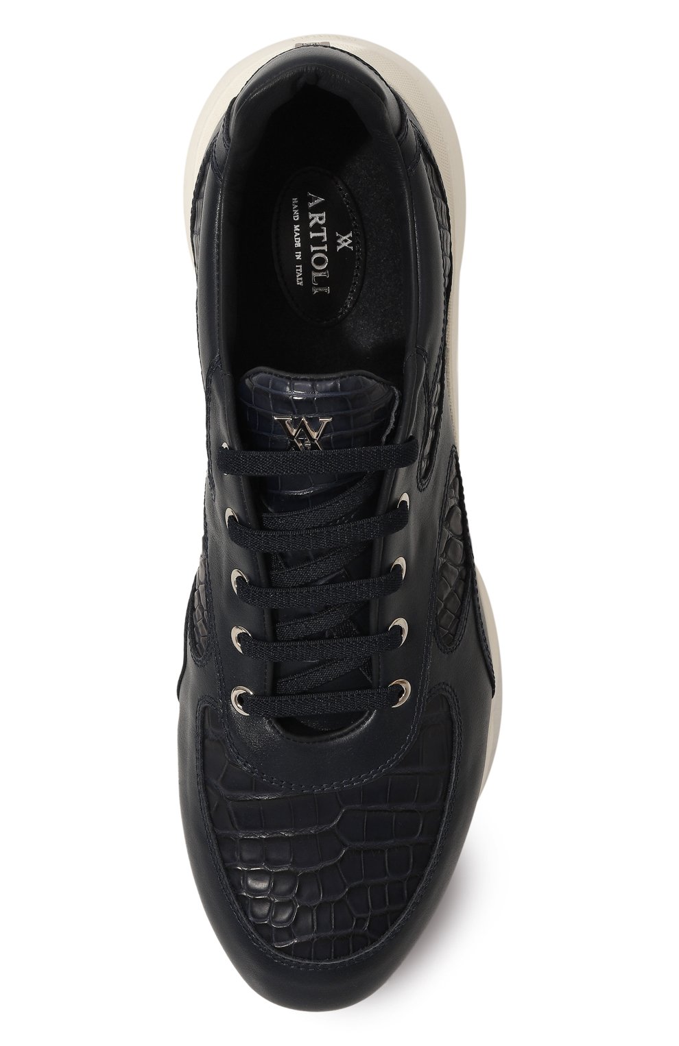 Кроссовки marte с отделкой из кожи аллигатора ARTIOLI, арт. 0S544/CALF/ALLIGAT/FABRIC EXA MARTE, фото 6