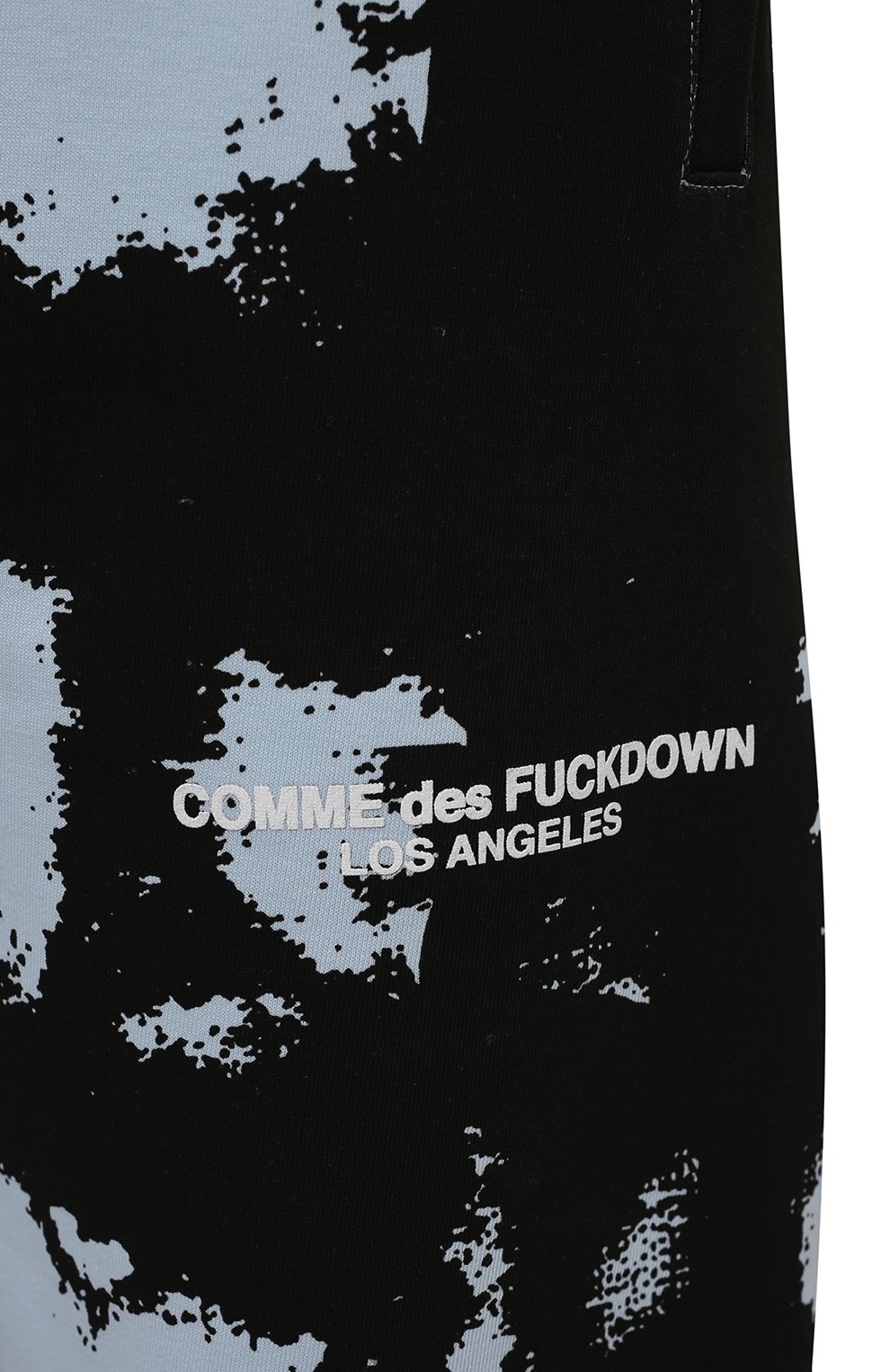 Джоггеры COMME DES FUCKDOWN голубого цвета по цене 16000 руб., арт. CDFD1857SP, фото 5 Джоггеры COMME DES FUCKDOWN, арт. CDFD1857SP, фото 5