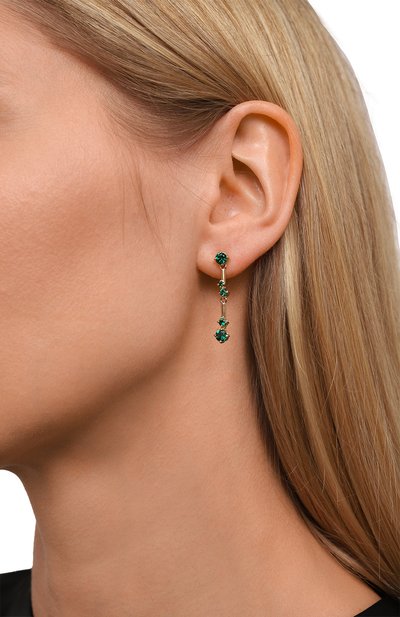 Серьги constella SWAROVSKI зеленого цвета по цене 21250 руб., арт. 5680553, фото 4 Серьги constella SWAROVSKI, арт. 5680553, фото 4