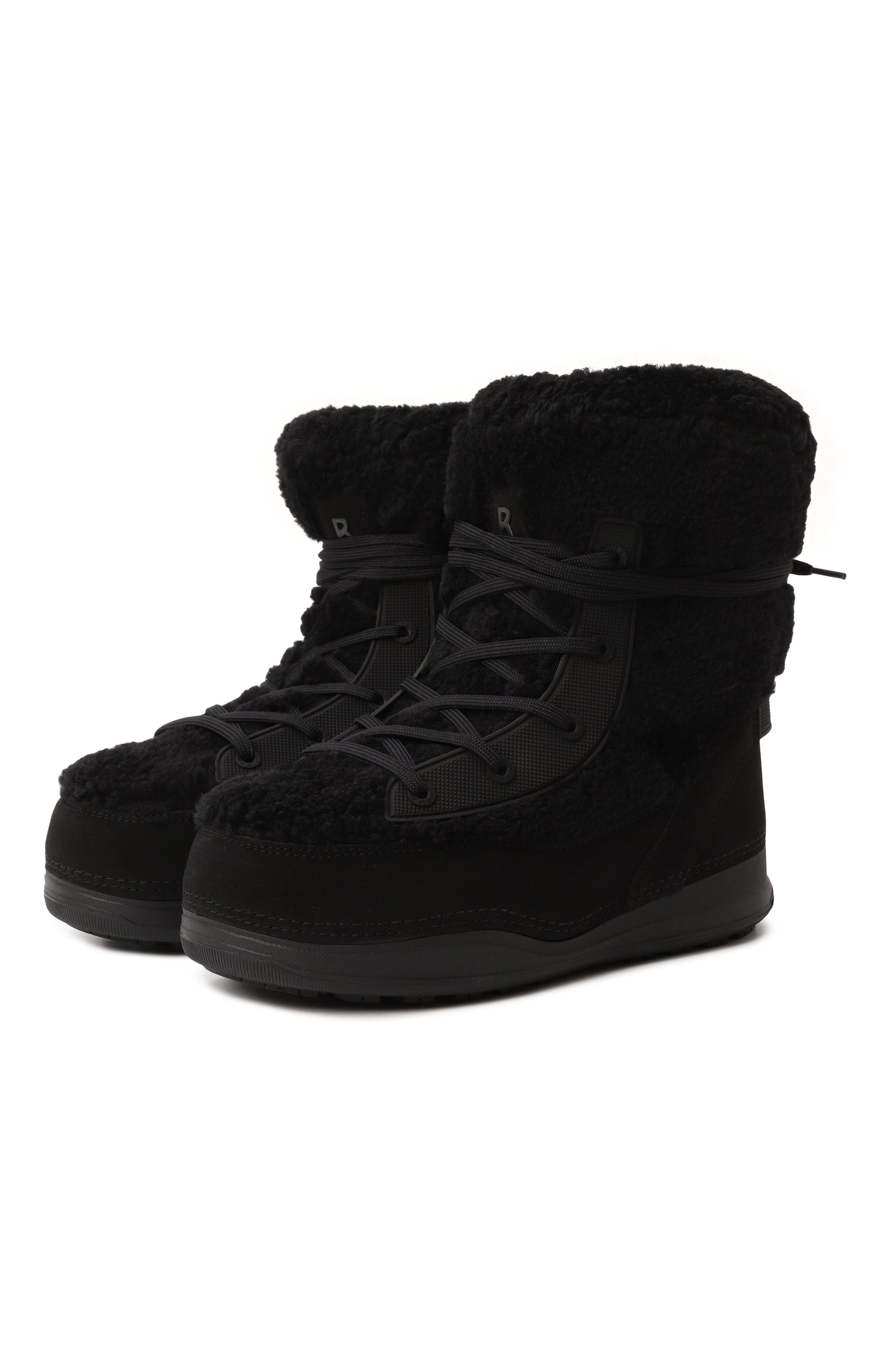 Полусапоги la plagne из овчины BOGNER черного цвета по цене 56750 руб., арт. 32447064, фото 1 Полусапоги la plagne из овчины BOGNER, арт. 32447064, фото 1