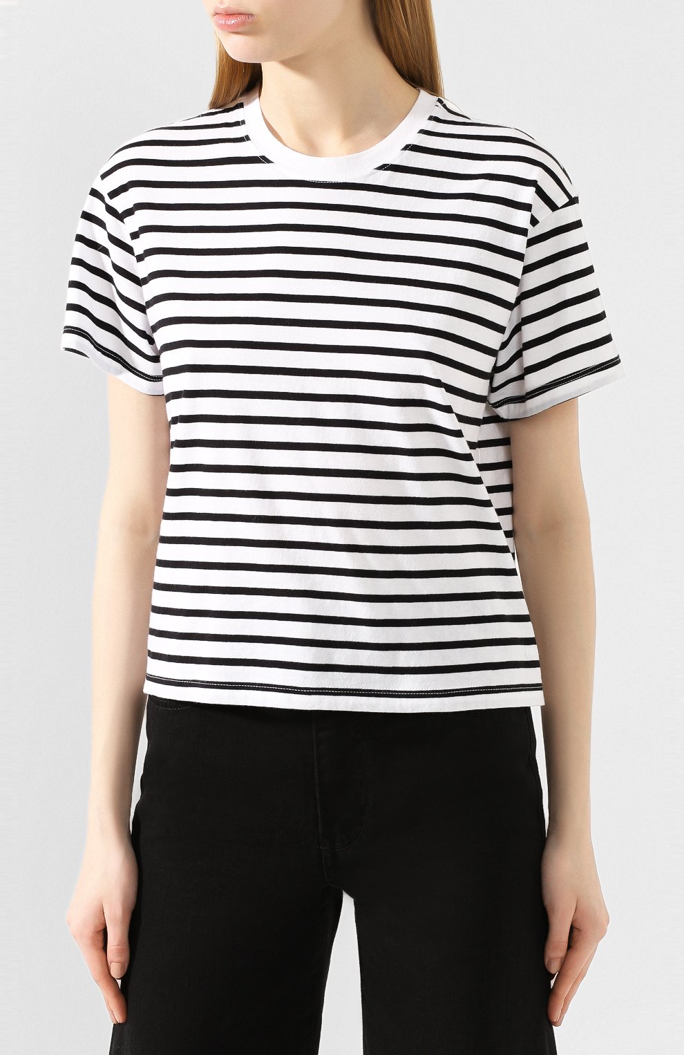 Хлопковая футболка ATM ANTHONY THOMAS MELILLO, арт. AW1321-GAB4, фото 3