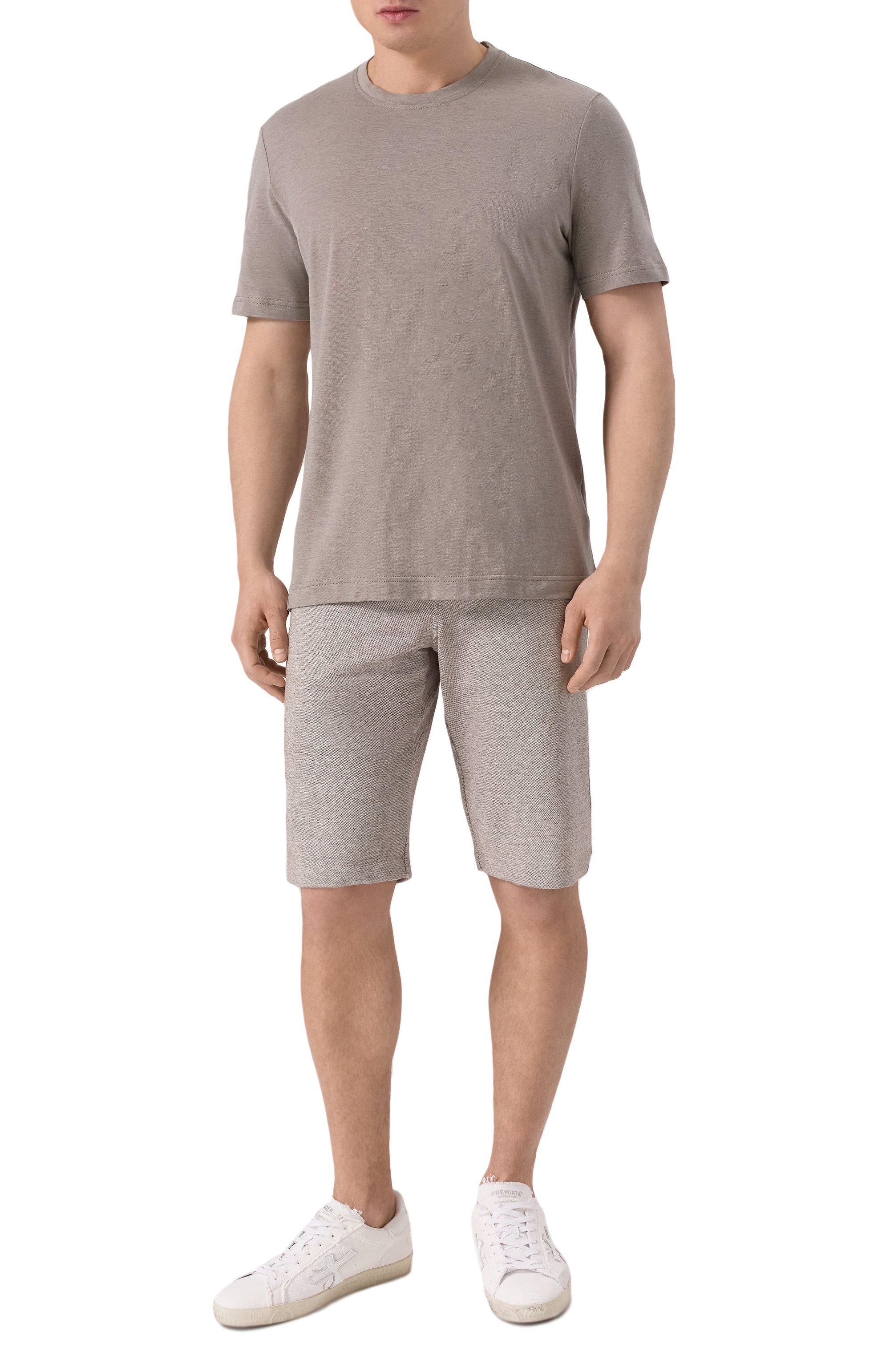 Шорты изо льна и хлопка CAPOBIANCO, арт. 18M753.LUR0., фото 2