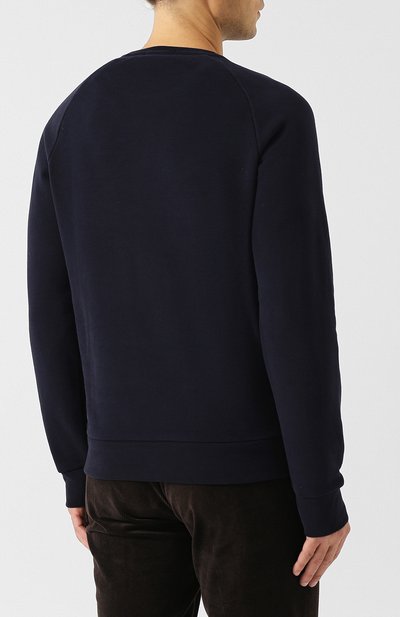 Свитшот из смеси хлопка и вискозы с аппликацией RALPH LAUREN, арт. 790728161, фото 4