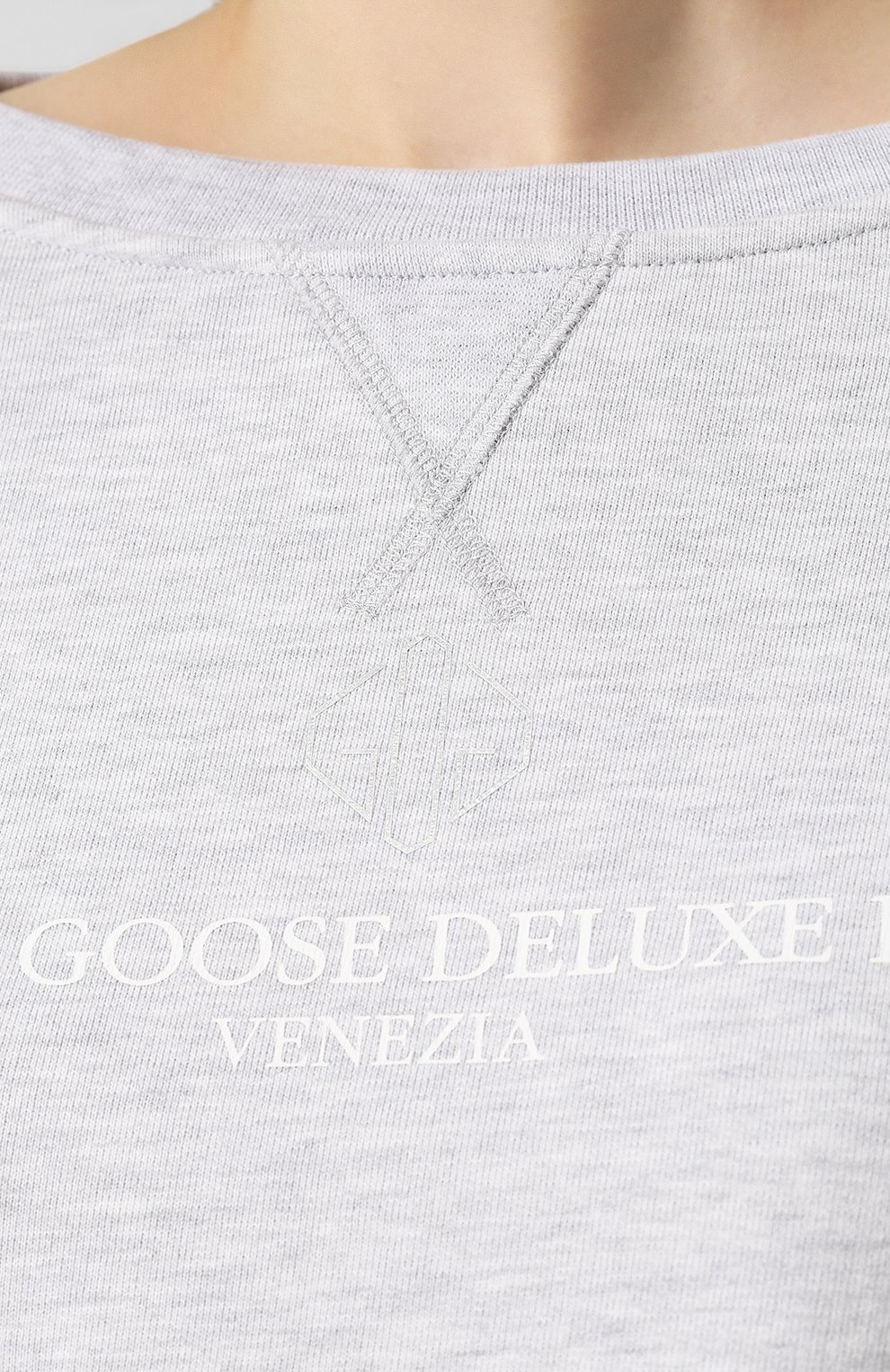 Хлопковый пуловер с логотипом бренда GOLDEN GOOSE DELUXE BRAND, арт. G33WP027.A1, фото 5