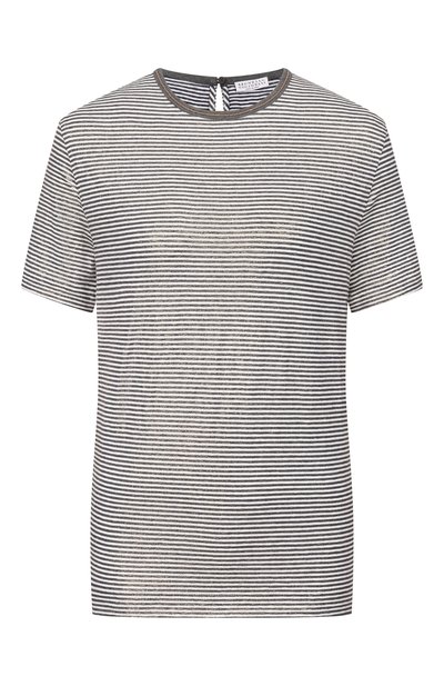 Женская льняной топ BRUNELLO CUCINELLI, арт. MQ977DU500