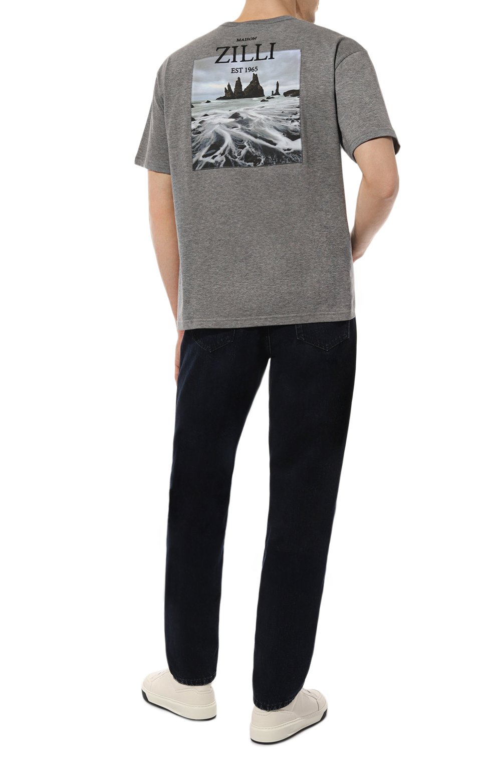 Хлопковая футболка ZILLI, арт. TSR02AM0100VLM004, фото 2
