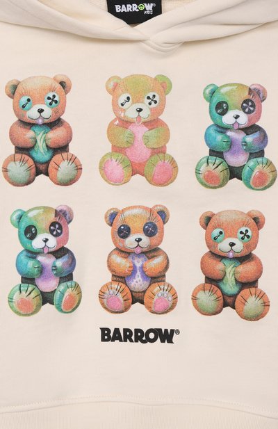 Хлопковое худи BARROW, арт. S6BKJUHS080, фото 3