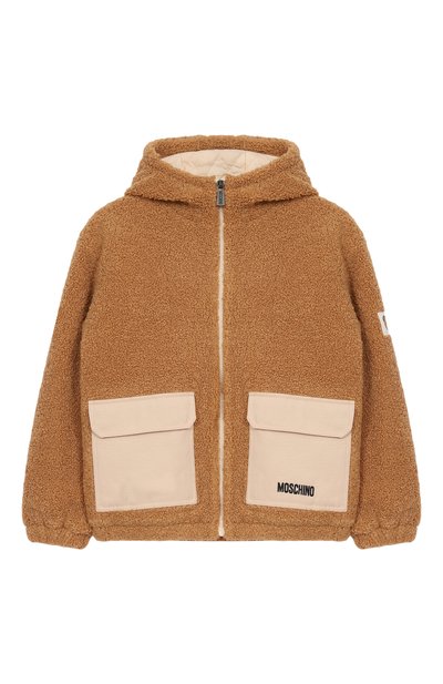 Мужская куртка из экомеха MOSCHINO, арт. HUA008/LIA00/4-8