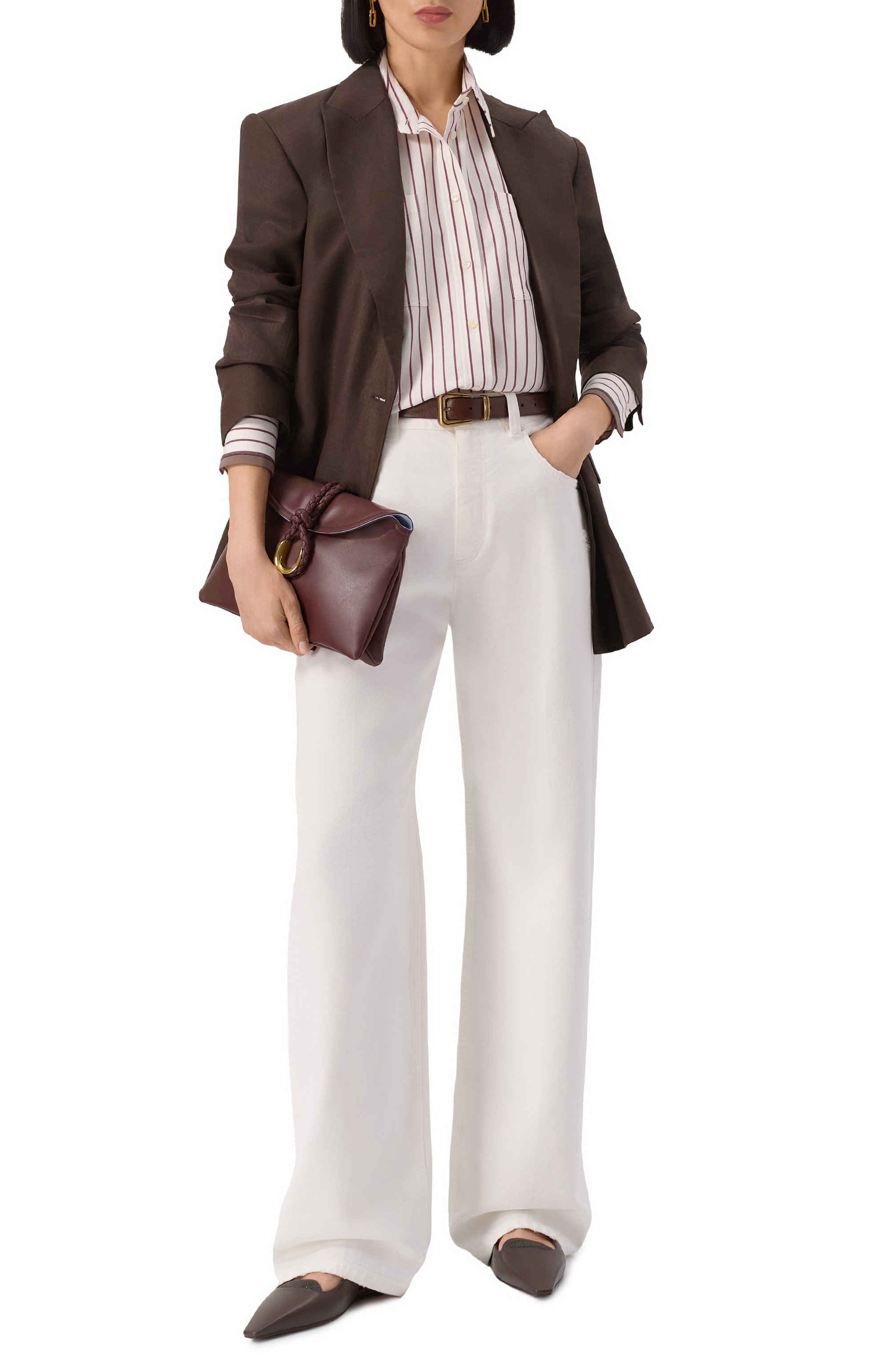 Хлопковая рубашка BRUNELLO CUCINELLI, арт. MA783RD616, фото 2