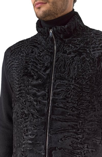 Кардиган с отделкой из свакары MVST, арт. FTRECK-ES4440SW BS, фото 5