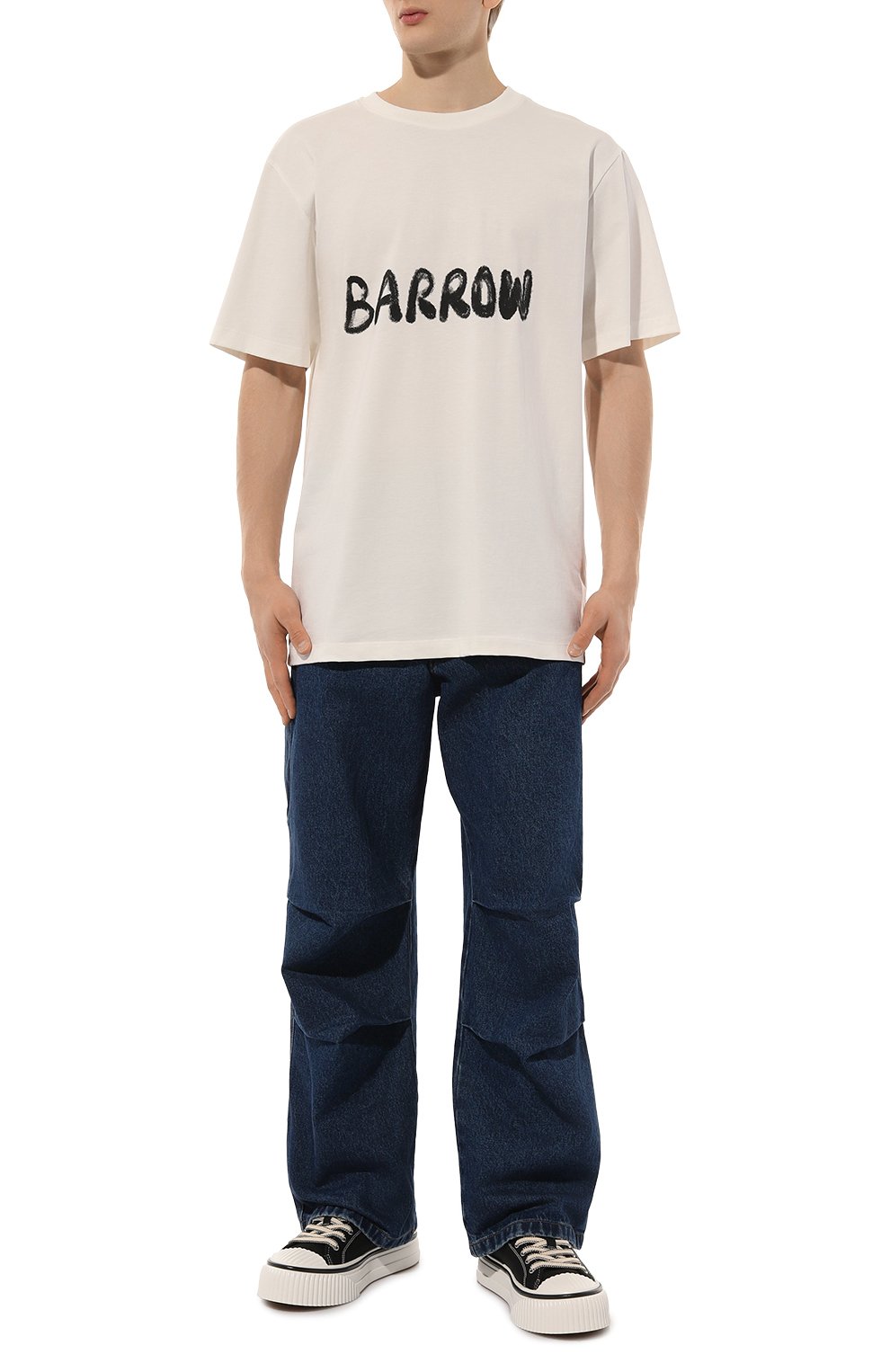 Хлопковая футболка BARROW, арт. F4BWMATH065, фото 2