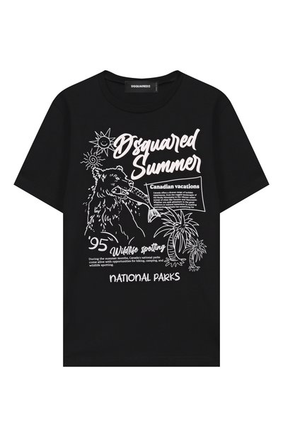 Хлопковая футболка DSQUARED2, арт. DQ3159/D004G