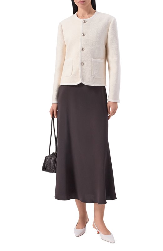 Кожаные туфли Santoni WDTG72276HA2NWLN Белый  WDTG72276HA2NWLN Фото 3