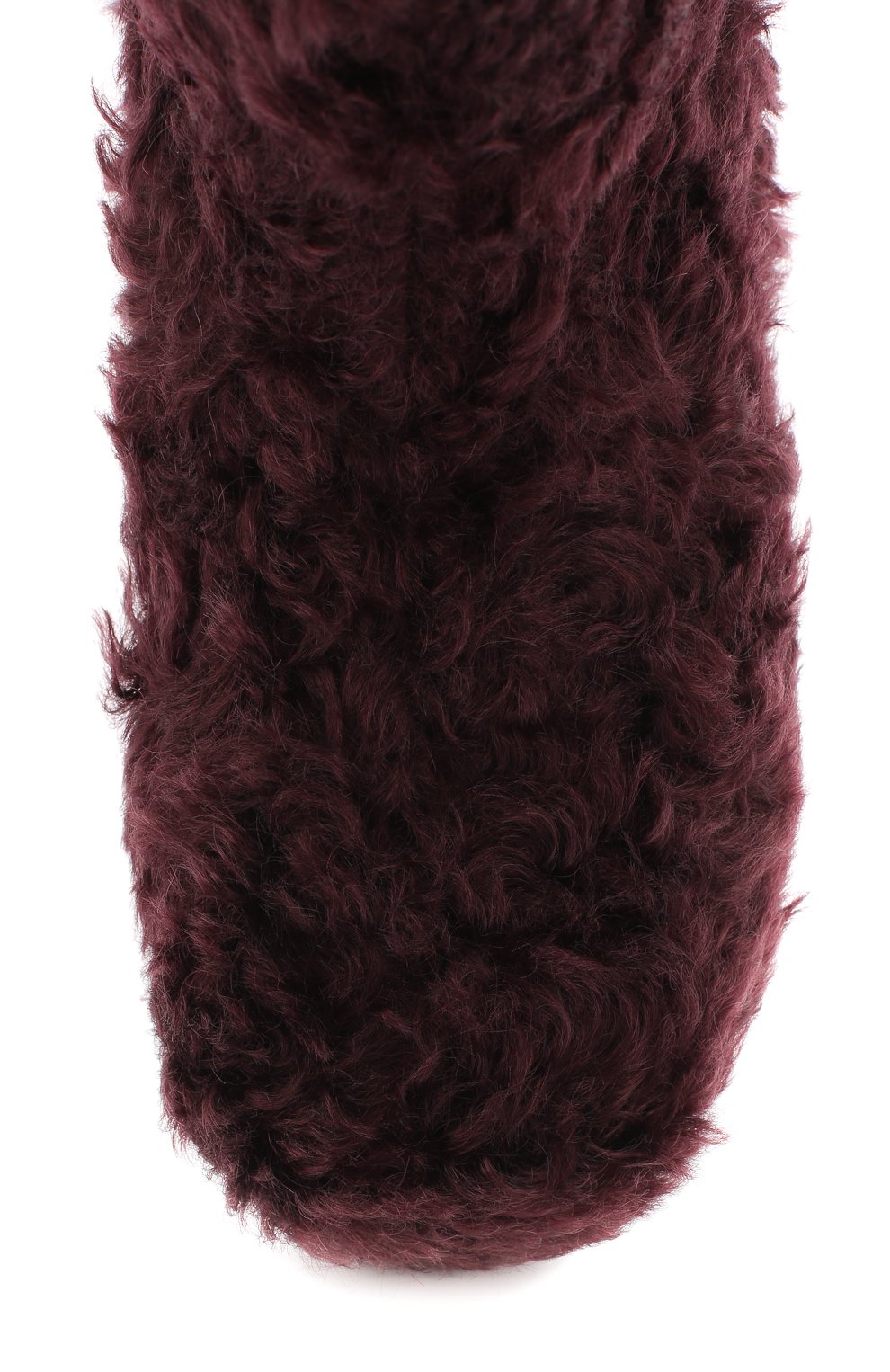 Вязаные сапоги с внутренней отделкой из овчины MIU MIU бордового цвета по цене 38450 руб., арт. 5T216B/3K2Q, фото 5 Вязаные сапоги с внутренней отделкой из овчины MIU MIU, арт. 5T216B/3K2Q, фото 5