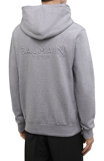 Хлопковая толстовка BALMAIN, арт. XH1JR010/BB20, фото 4