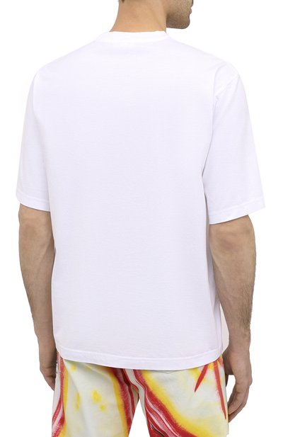 Хлопковая футболка ACNE STUDIOS белого цвета по цене 14500 руб., арт. BL0195, фото 4 Хлопковая футболка ACNE STUDIOS, арт. BL0195, фото 4