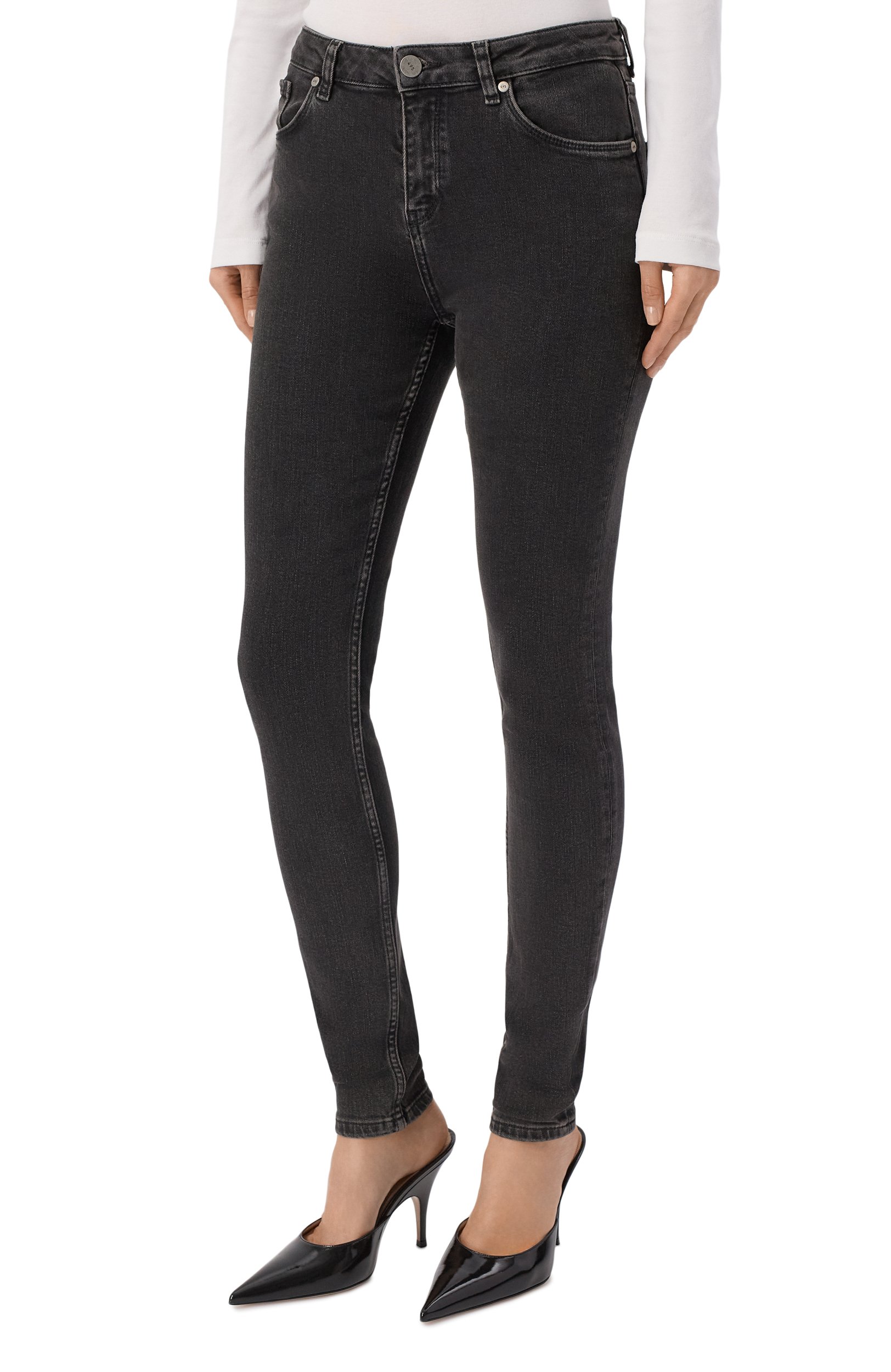 Джинсы perfect skinny 495 DENIM черного цвета по цене 23000 руб., арт. 949524/JSW1BL, фото 3 Джинсы perfect skinny 495 DENIM, арт. 949524/JSW1BL, фото 3