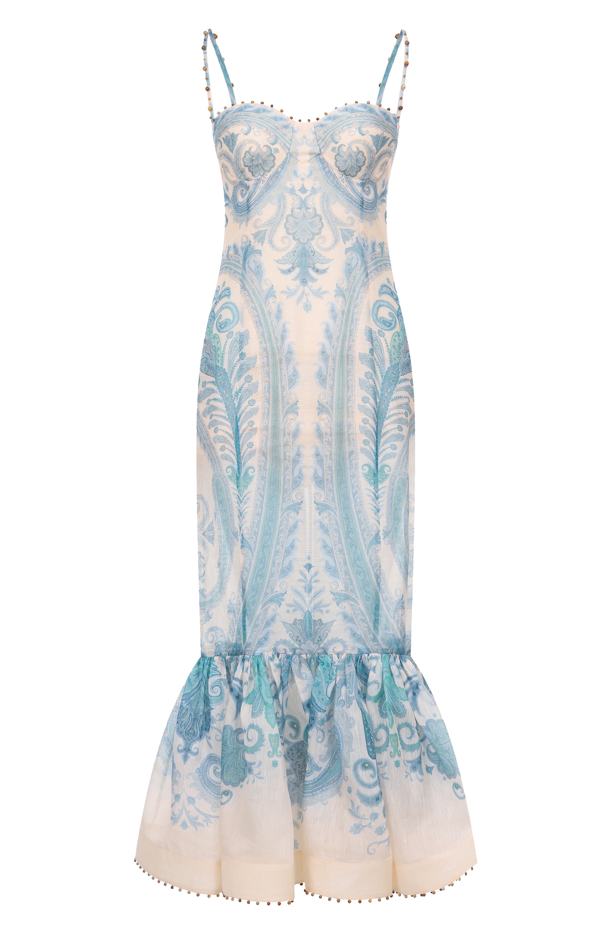 Платье изо льна и шелка ZIMMERMANN, арт. 3355DS251, фото 1