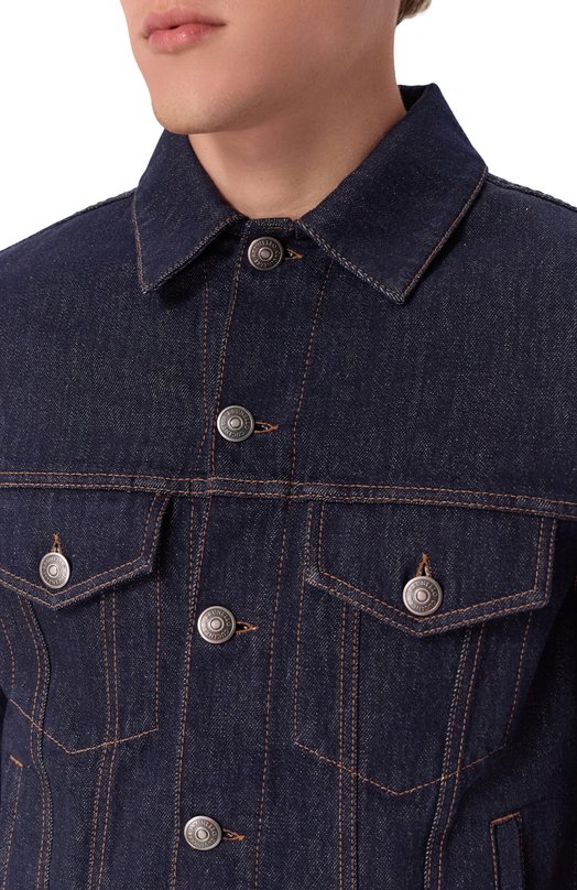 Джинсовая куртка Brunello Cucinelli M233P6909 Синий  M233P6909 Фото 5