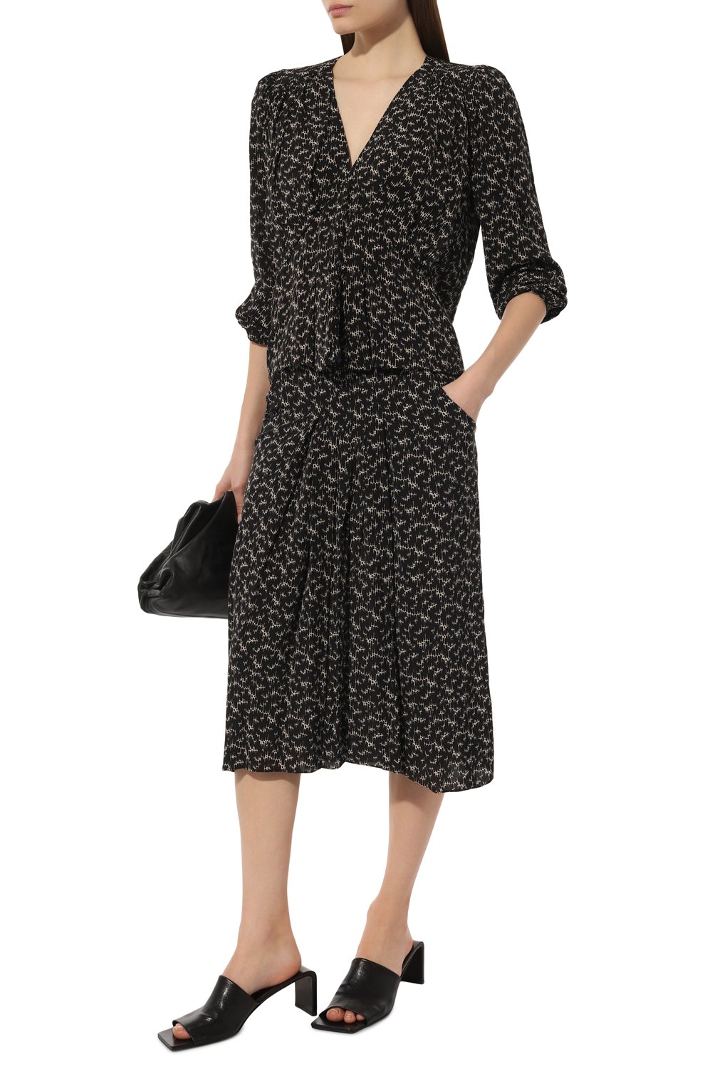 Юбка из вискозы ISABEL MARANT ETOILE черного цвета по цене 47250 руб., арт. JU0087FA, фото 2 Юбка из вискозы ISABEL MARANT ETOILE, арт. JU0087FA, фото 2