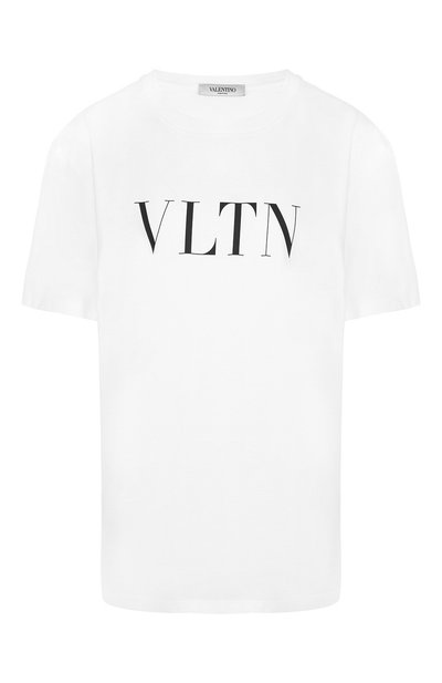 Женская хлопковая футболка VALENTINO, арт. QB3MG07D3V6