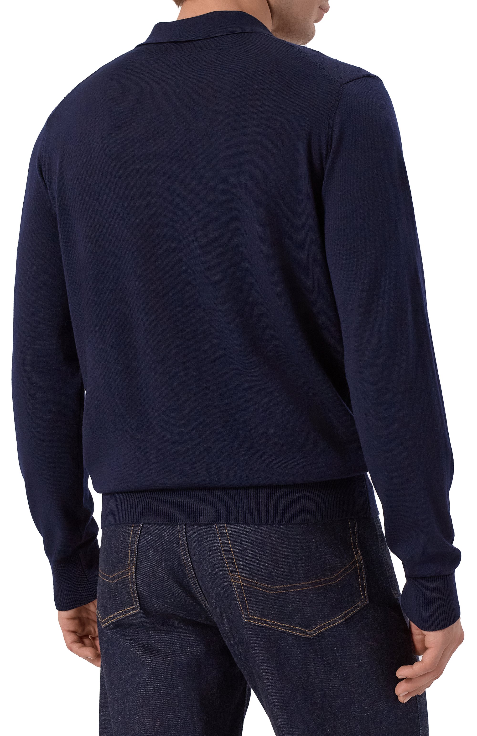 Шерстяное поло CORNELIANI, арт. 26M563-2625199, фото 4