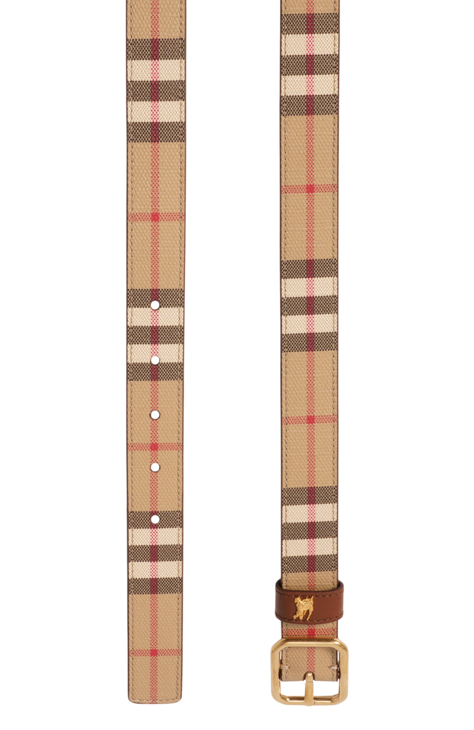 Ремень BURBERRY бежевого цвета по цене 54700 руб., арт. 8132818, фото 3 Ремень BURBERRY, арт. 8132818, фото 3