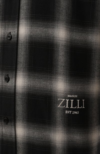 Хлопковая рубашка ZILLI, арт. SP0R01M012360080Q, фото 5