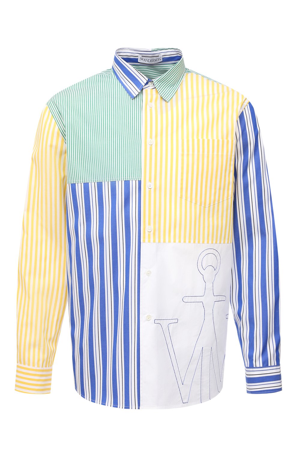 Хлопковая рубашка JW ANDERSON, арт. SH0162 PG0784, фото 1