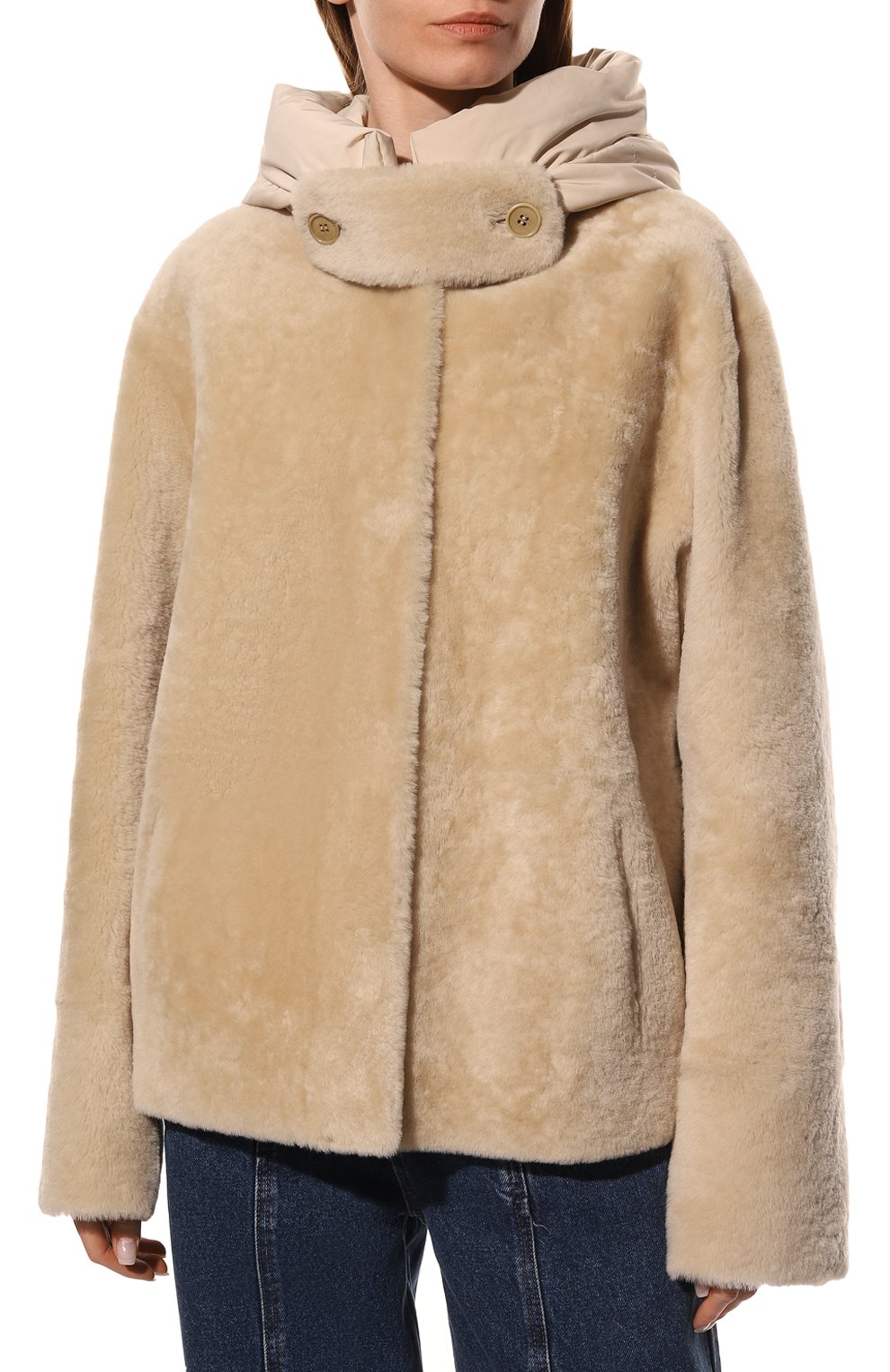 Двусторонняя дубленка из овчины ALINE, арт. AL22FW010906, фото 3