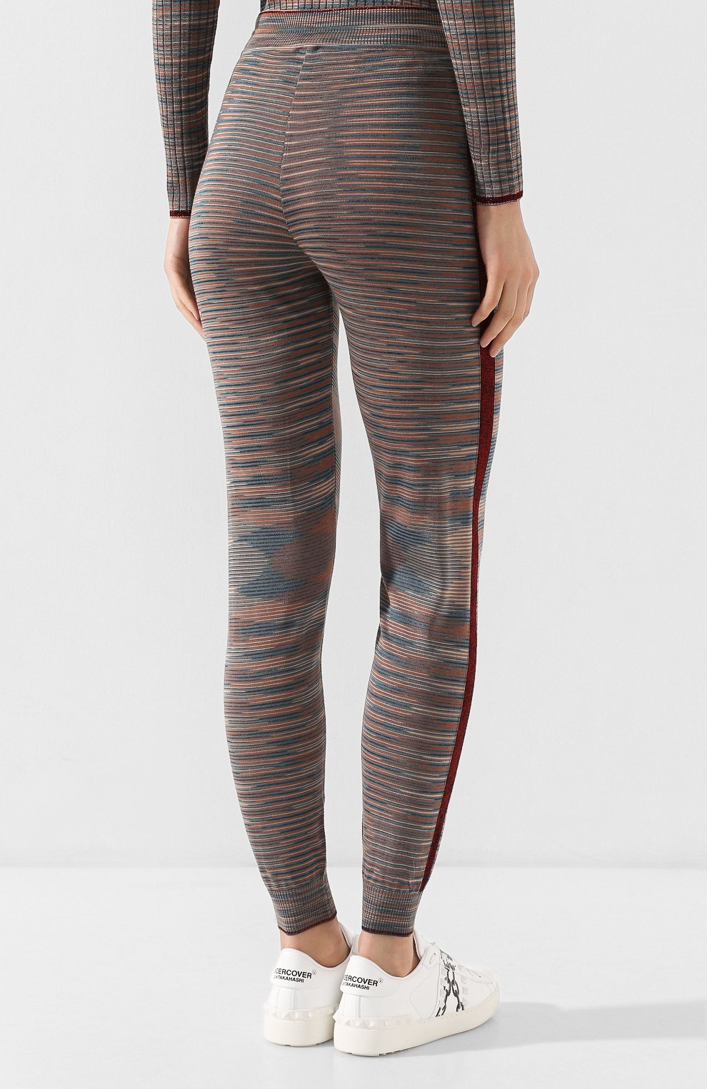 Джоггеры из смеси вискозы и шерсти M MISSONI, арт. 2DI00072/2K001Q, фото 4