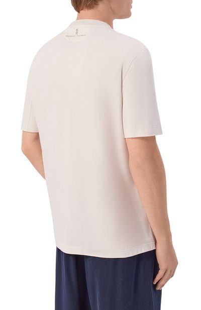 Хлопковая футболка BRUNELLO CUCINELLI, арт. M0B138518, фото 4