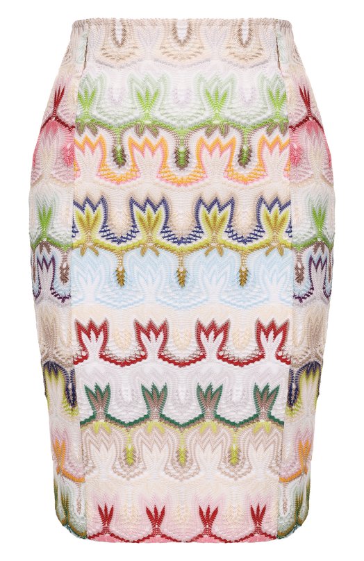 Юбка из вискозы и хлопка Missoni DS25SH1G/BR0132 Разноцветный DS25SH1G/BR0132