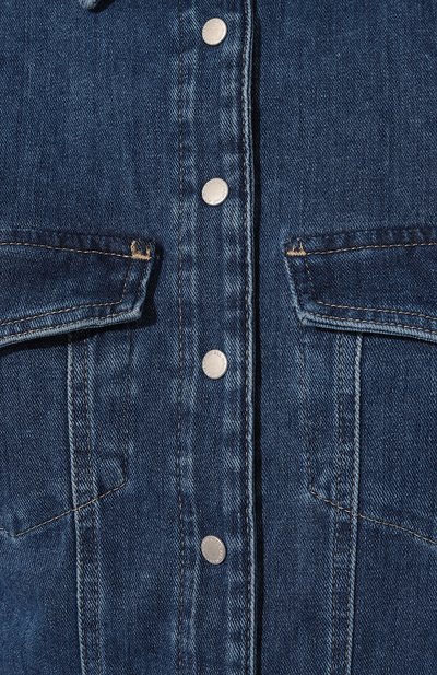 Джинсовый комбинезон 7 FOR ALL MANKIND синего цвета по цене 30750 руб., арт. JSXLD530HM, фото 5 Джинсовый комбинезон 7 FOR ALL MANKIND, арт. JSXLD530HM, фото 5