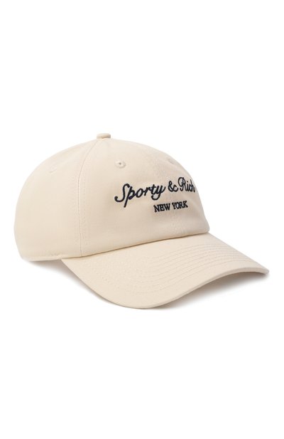 Хлопковая бейсболка SPORTY AND RICH, арт. AC040612322CR01, фото 1