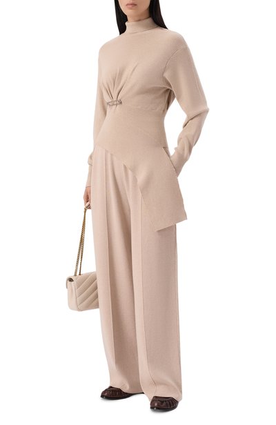 Водолазка из шерсти и кашемира LANVIN кремового цвета по цене 185000 руб., арт. RW-P00004-K065-H25, фото 2 Водолазка из шерсти и кашемира LANVIN, арт. RW-P00004-K065-H25, фото 2