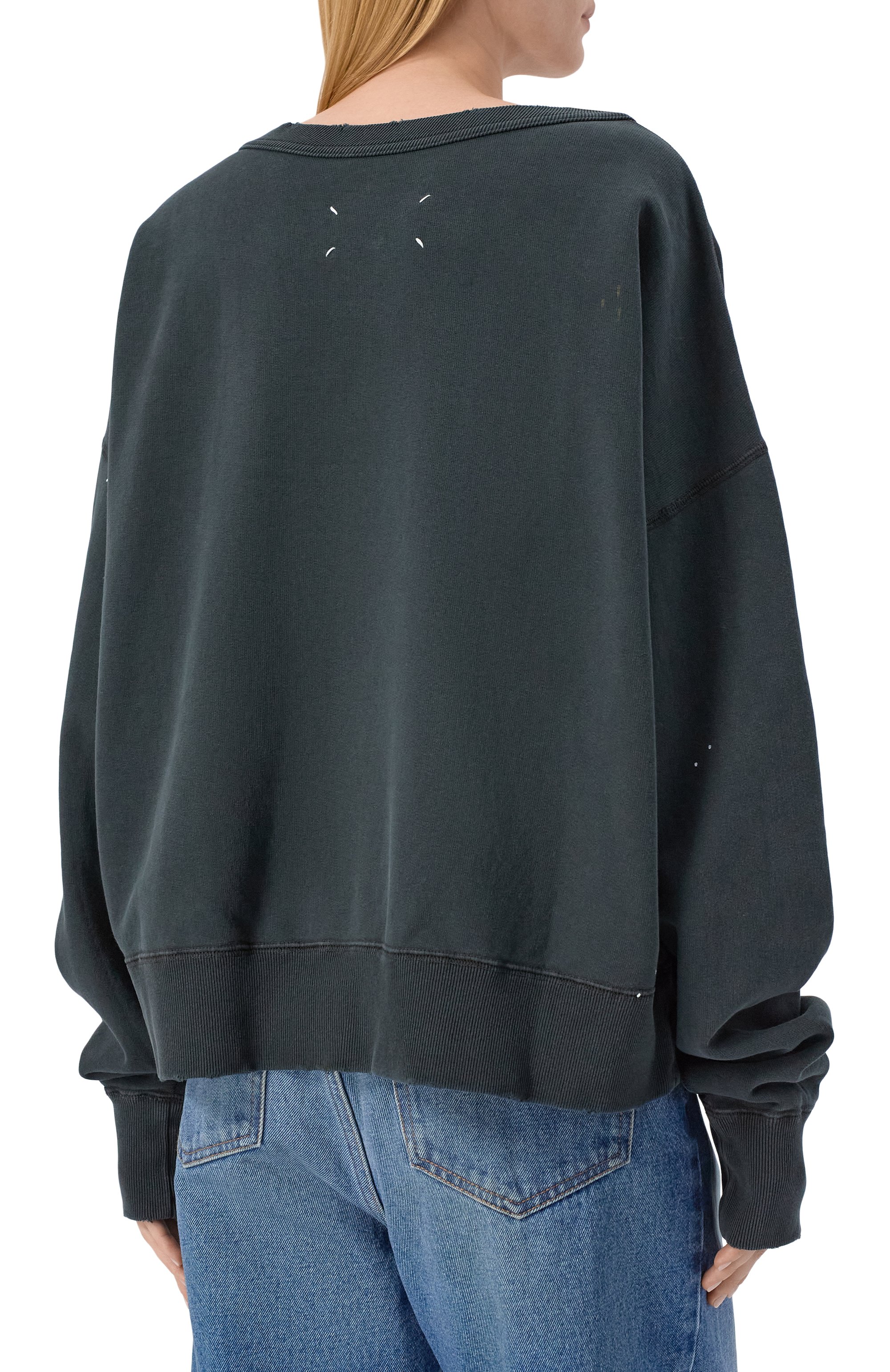 Хлопковый свитшот MAISON MARGIELA, арт. S50GU0237/M25019, фото 4